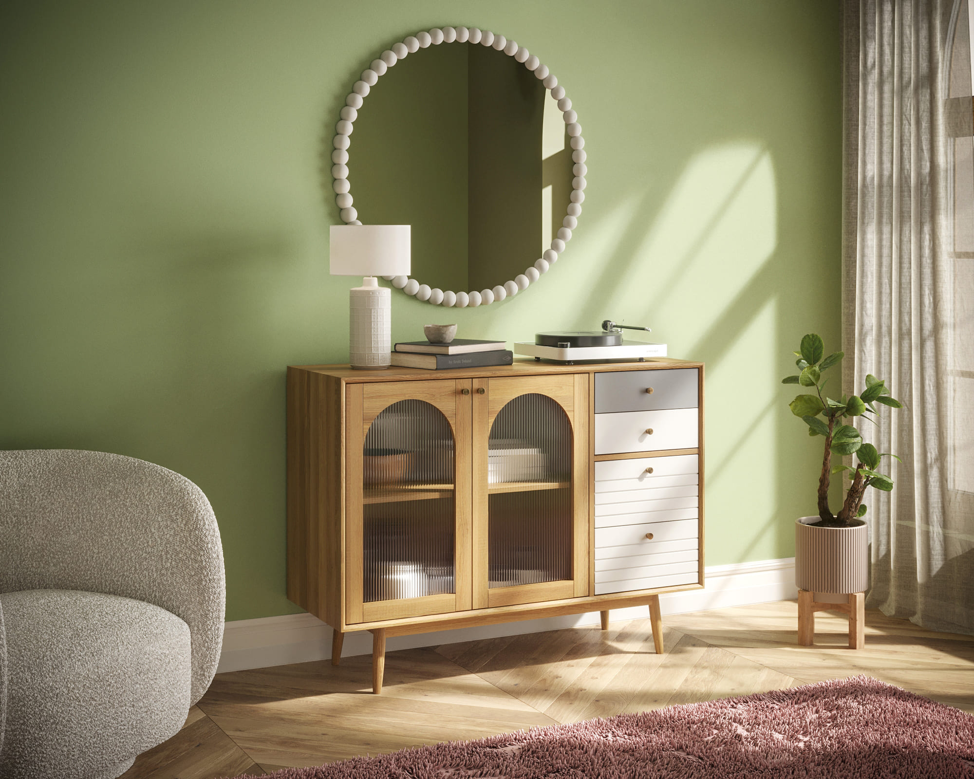 заказать Комод "Pollo" с ящиками и дверками арт. POL02