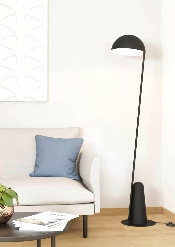 купить 900135 Торшер ARANZOLA, 1X40W, E27, сталь, черный, белый