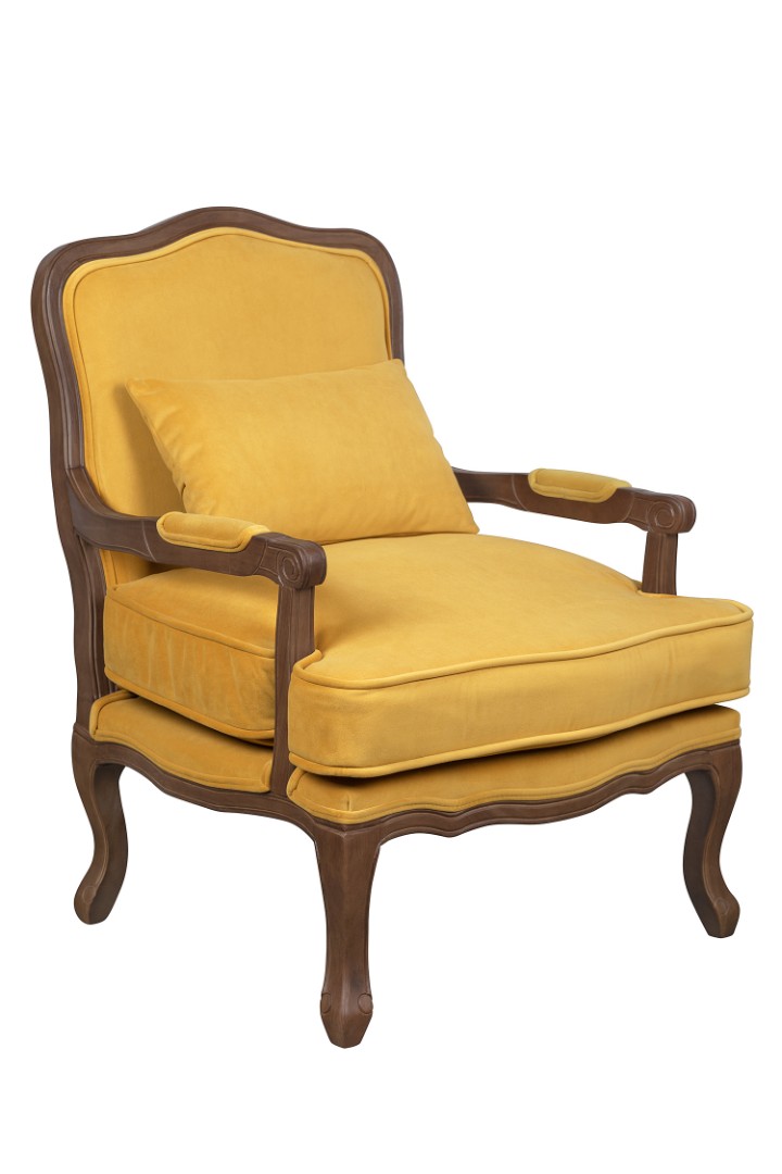 купить Мягкое полукресло с подлокотниками Nitro Yellow