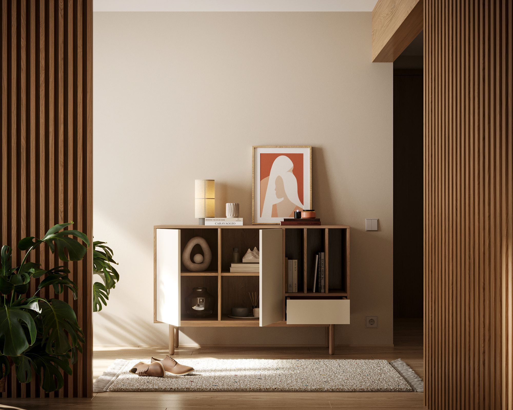 купить Комод с двумя дверками и ящиком "Alice" арт ALC02