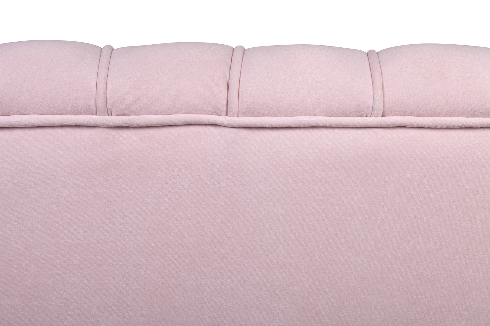 фото Диван ракушка Pearl Double Pink на черных ножках