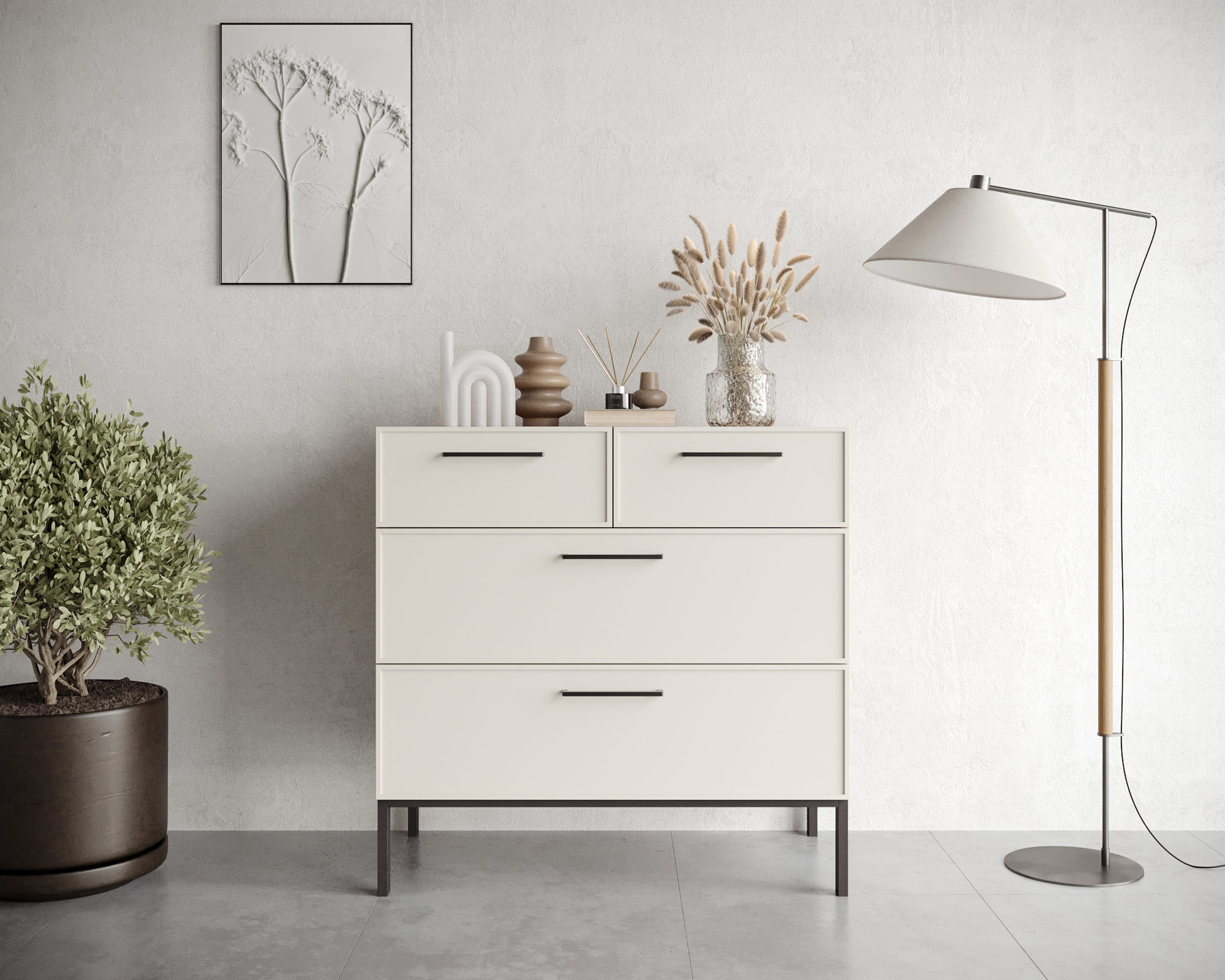 Комод с четырьмя ящиками "Nicole" NR22 в интернет-магазине