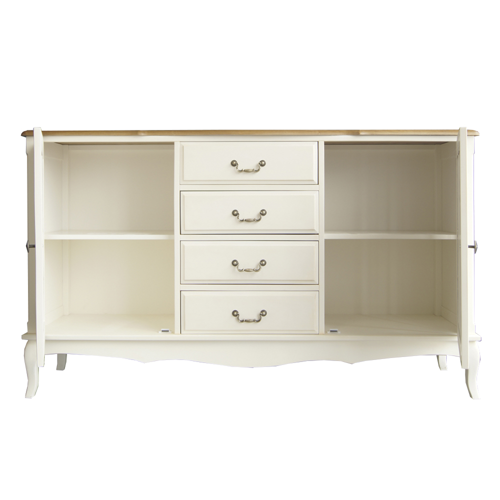 купить красивый Бежевый комод "Leontina" с дверками и ящиками арт ST9351