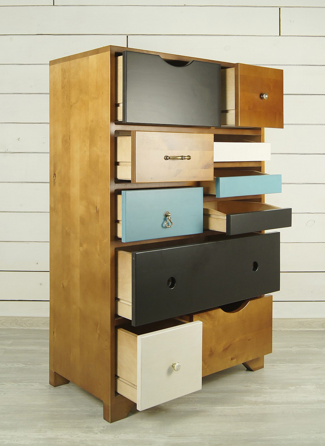 Комод универсальный «Aquarelle Birch» 10 ящиков арт RE-14ETG/4 в интернет-магазине в Москве Комод универсальный «Aquarelle Birch» 10 ящиков арт RE-14ETG/4 в интернет-магазине