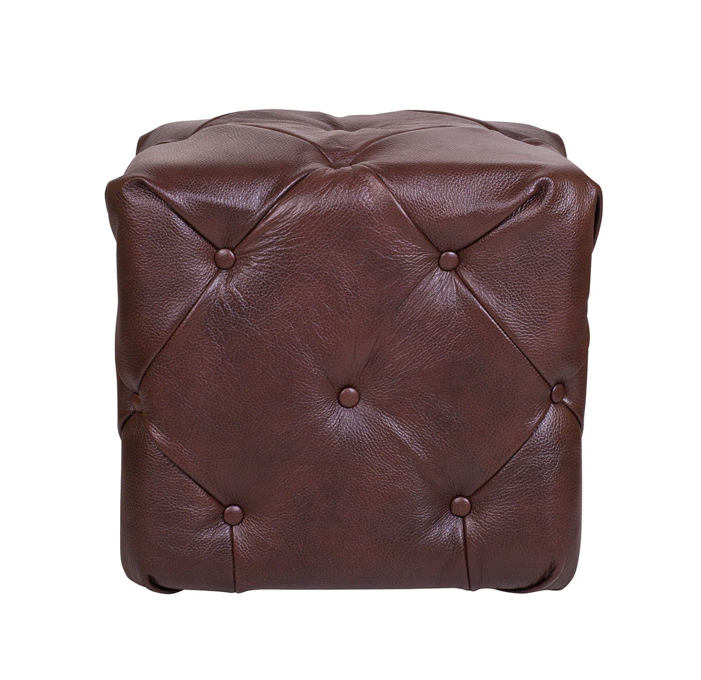 купить Дизайнерский пуф Amrit Brown Leather