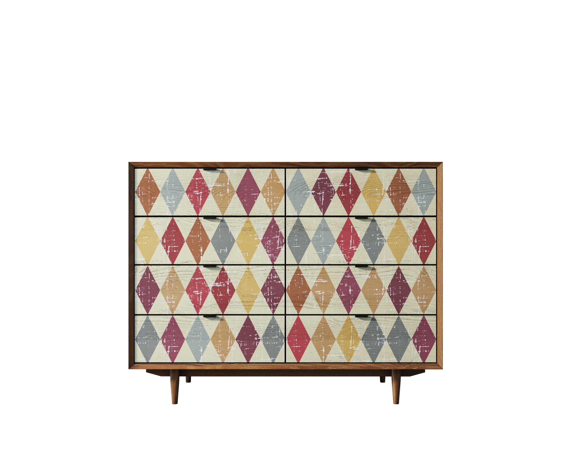 купить Комод "Bruni print" на восемь ящиков арт BR06P