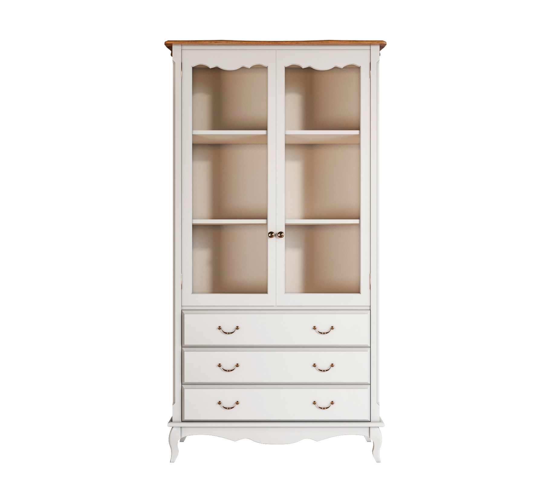 Шкаф "Leontina" для посуды высокий 3 ящика арт ST9355/3 в интернет-магазине в Москве Шкаф "Leontina" для посуды высокий 3 ящика арт ST9355/3 в интернет-магазине