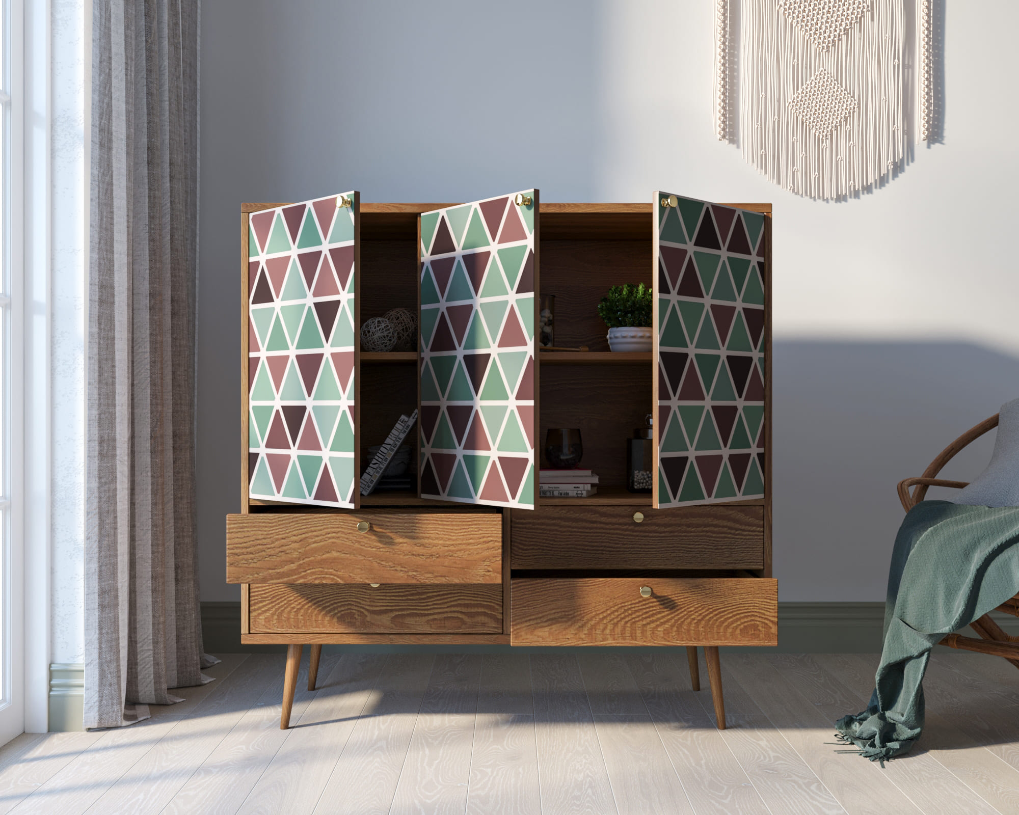 купить Комод "Berber" большой 26принт арт BB29/Print_26 в Москве купить Комод "Berber" большой 26принт арт BB29/Print_26