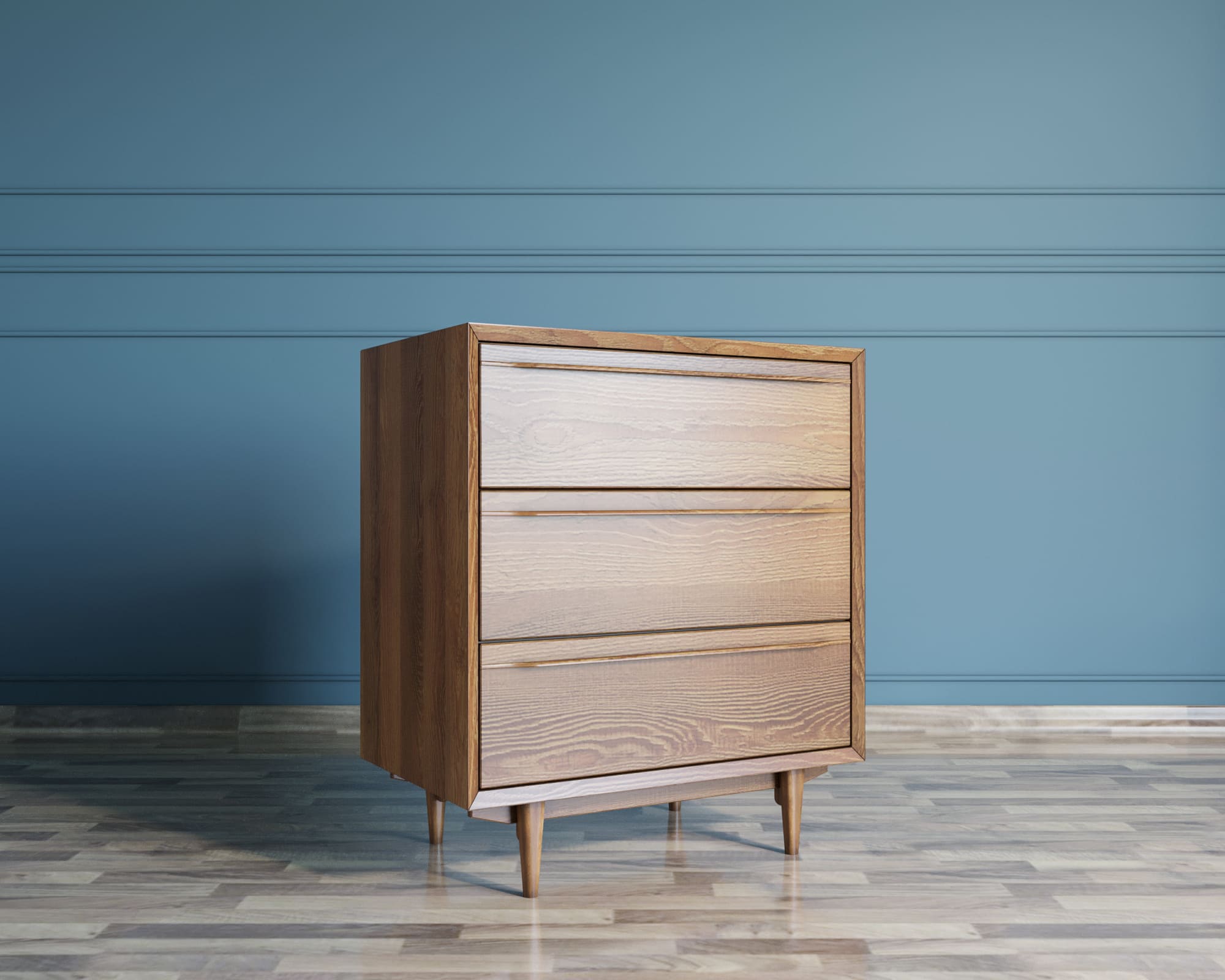 фото Комод в Скандинавском стиле "Bruni" на три ящика арт BR07 в интерьере в Москве фото Комод в Скандинавском стиле "Bruni" на три ящика арт BR07 в интерьере