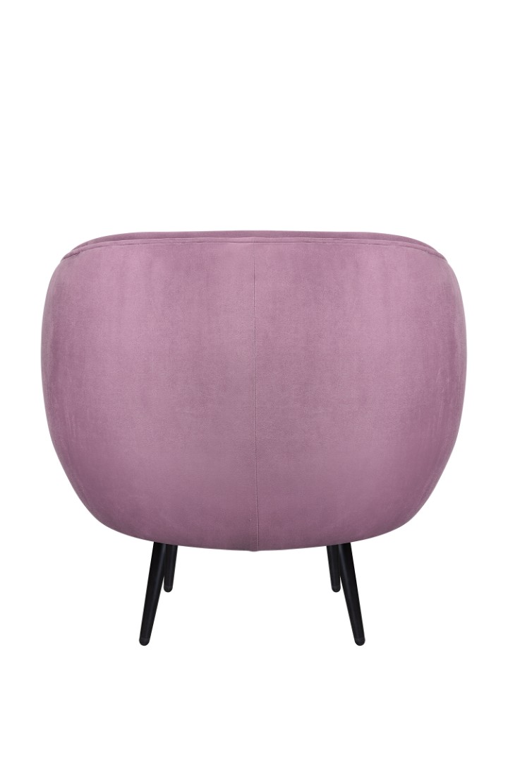Мягкое кресло Benee Pink на черных ножках в интернет-магазине в Москве Мягкое кресло Benee Pink на черных ножках в интернет-магазине