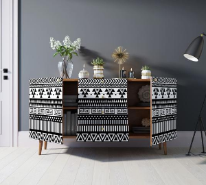 Комод "Berber" с ящиками 19 принт арт BB14/Print_19