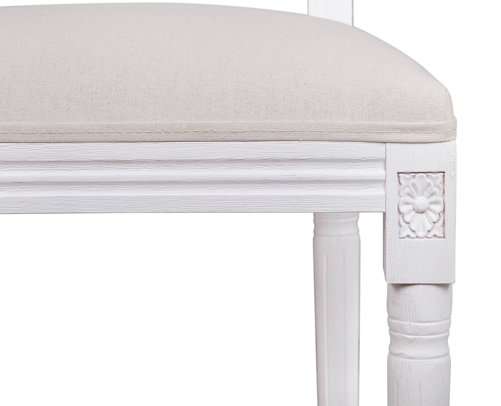 Дизайнерский обеденный стул Lotos White V2 в интерьере