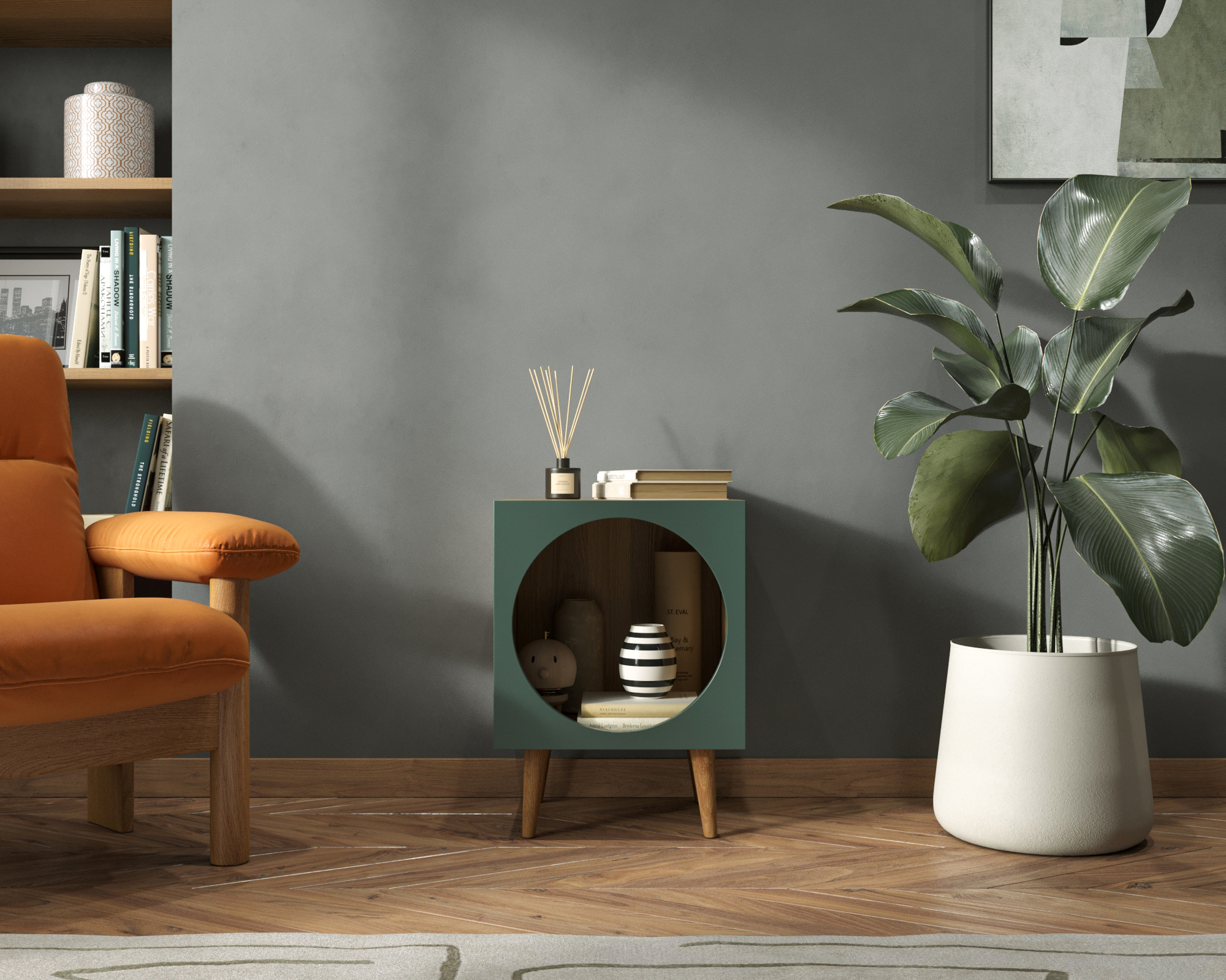 заказать Тумбочка открытая арт R04