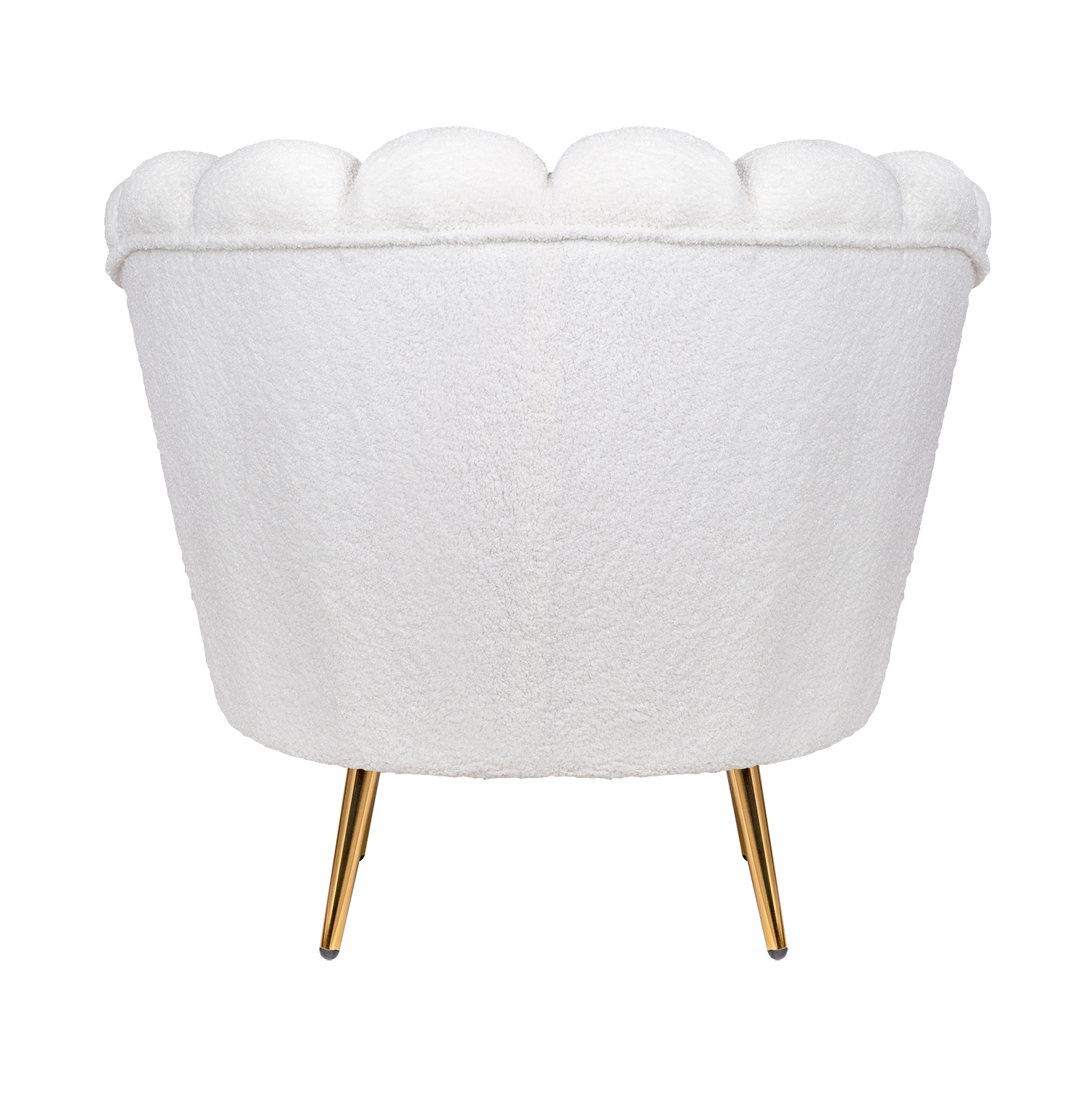 Низкое кресло ракушка Pearl цвет белый в интернет-магазине