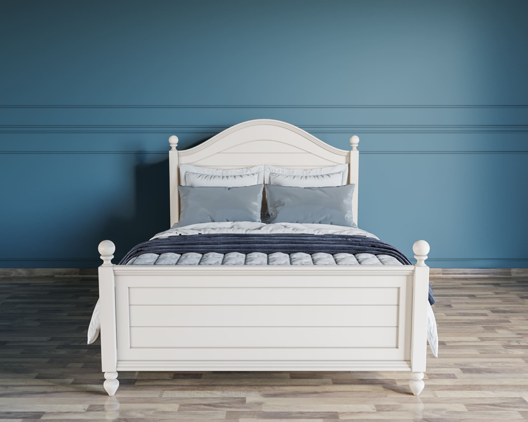 Кровать в стиле Прованс "Odri" 140х200 см арт 2141/14 в интернет-магазине