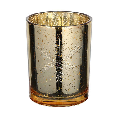 422501 Подсвечник рождественский LUKUT, стекло/золото, 100?125х100 мм в Москве 422501 Подсвечник рождественский LUKUT, стекло/золото, 100?125х100 мм