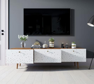 Комод "Berber" с ящиками низкий под TV принт 15 арт BB19/Print_15