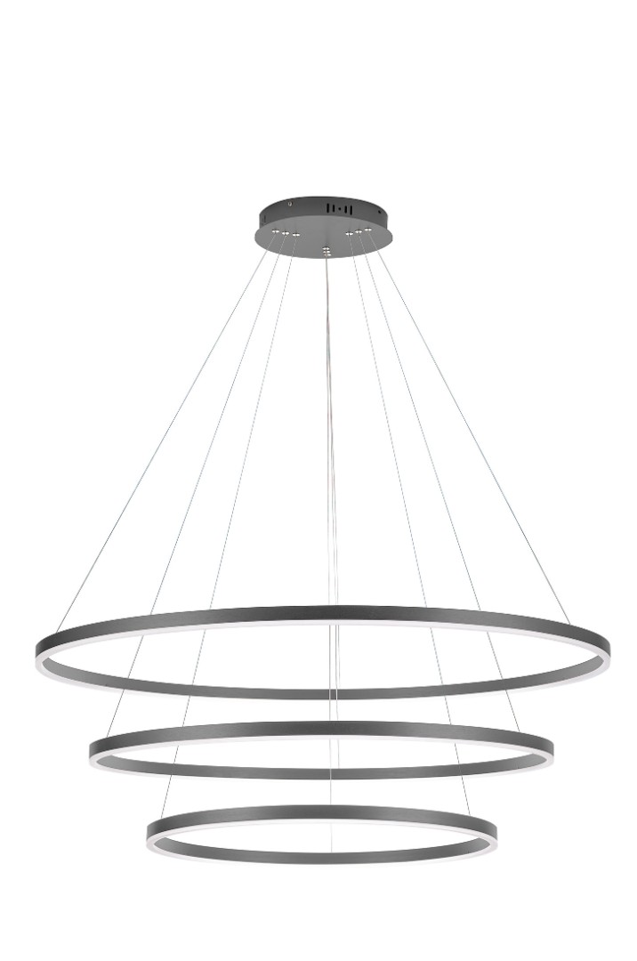 Люстра Orblaze 3 rings 800 black в интерьере в Москве Люстра Orblaze 3 rings 800 black в интерьере