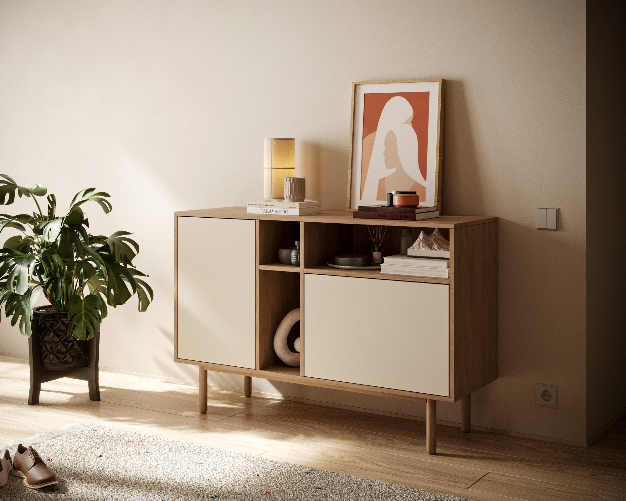 заказать Комод с дверками "Alice" арт ALC10