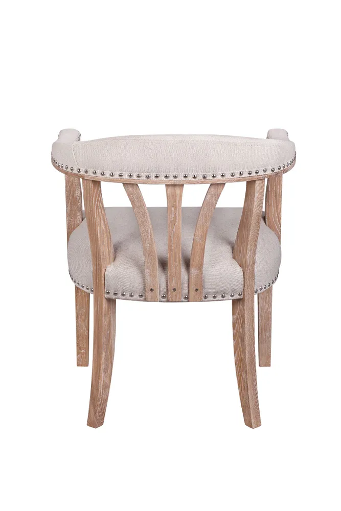 Мягкий стул с подлокотниками Tanner Beige в интернет-магазине