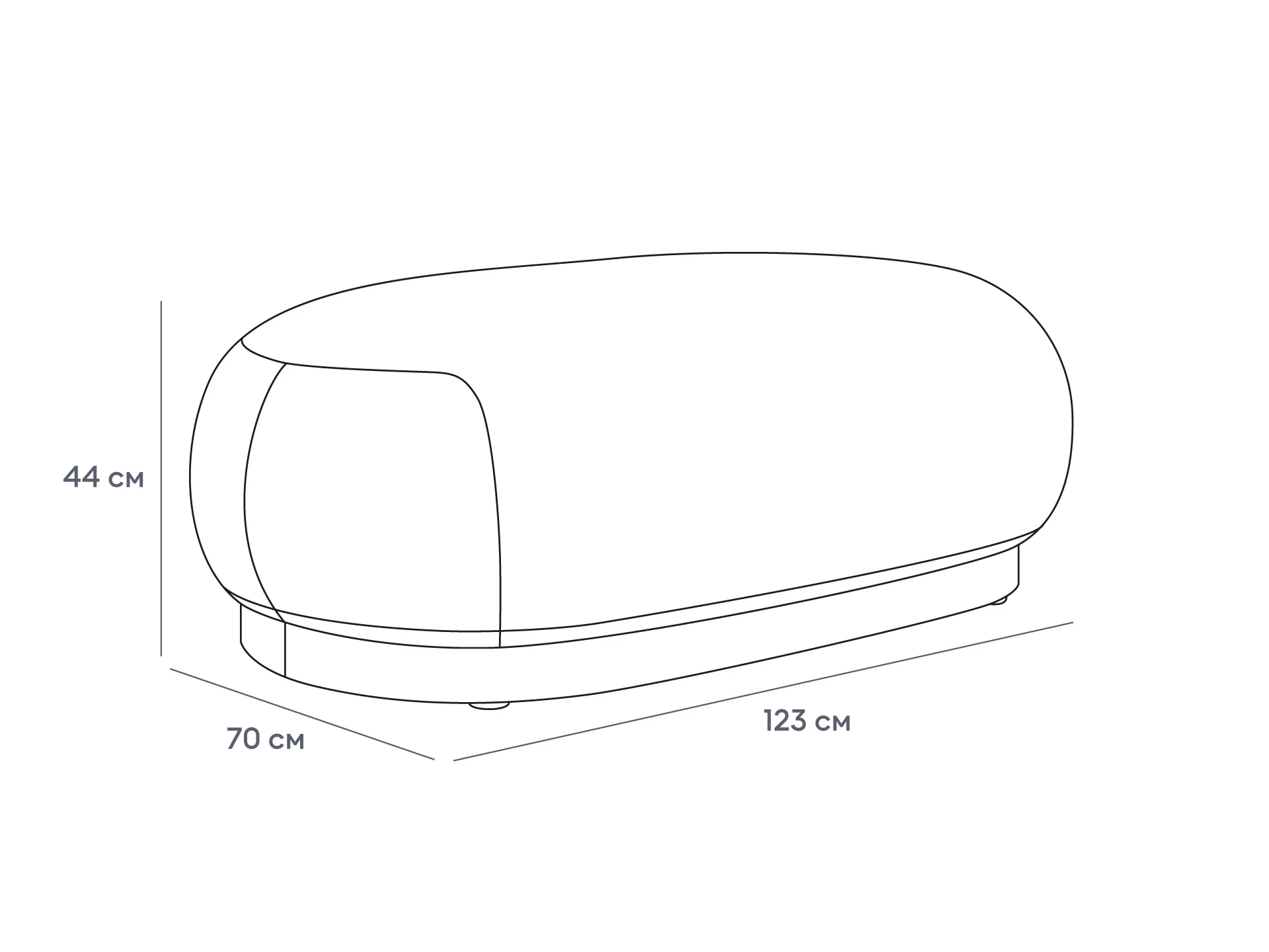 купить Банкетка Lucca в интернет-магазине