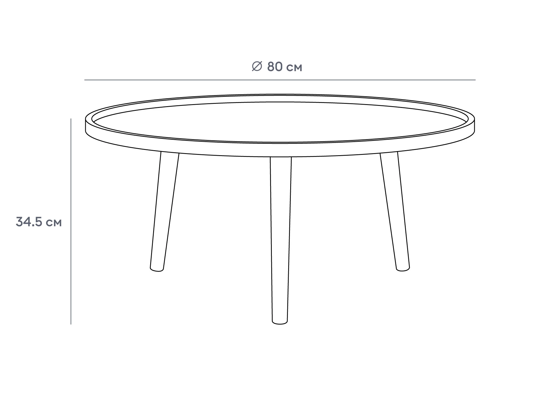 фото Стол журнальный Focus 800 в Москве фото Стол журнальный Focus 800