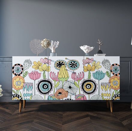Комод "Berber" с ящиками арт BB14/Print_03 в Москве Комод "Berber" с ящиками арт BB14/Print_03