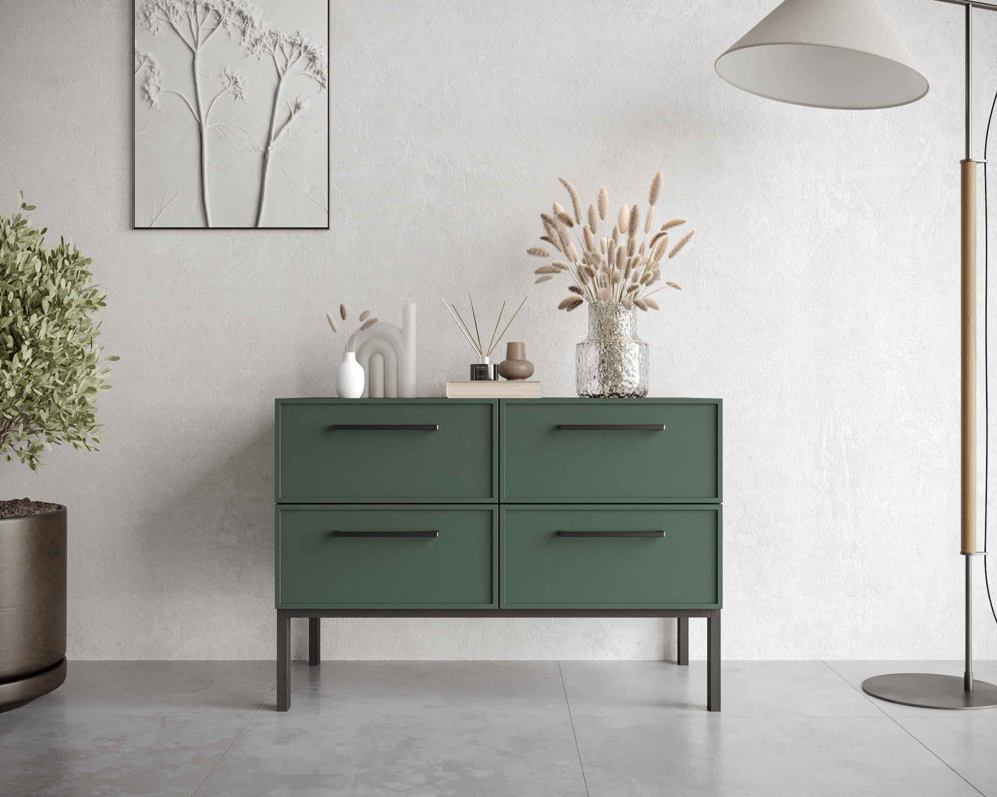 Комод с четырьмя ящиками "Nicole" арт NEM05G в интернет-магазине