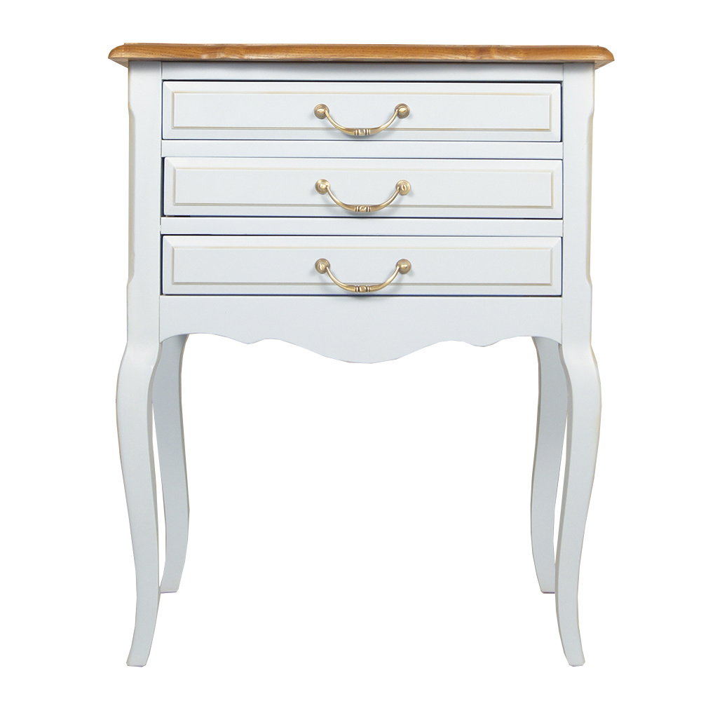 фото Тумба "Leontina Blue" на 3 ящика арт ST9348B в интерьере