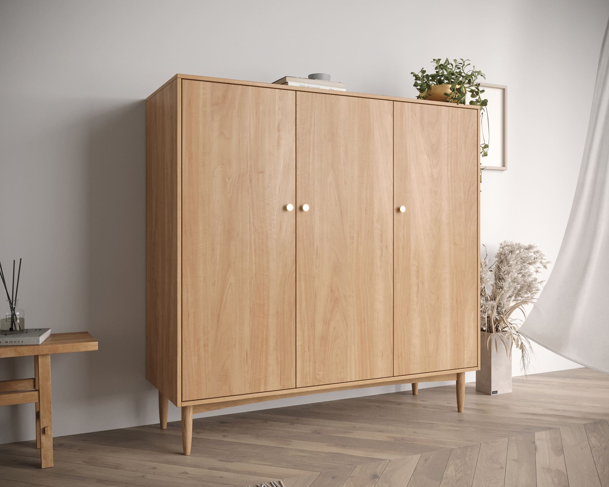 заказать Шкаф трехстворчатый низкий Bubble Solid арт BBL04S в Москве заказать Шкаф трехстворчатый низкий Bubble Solid арт BBL04S