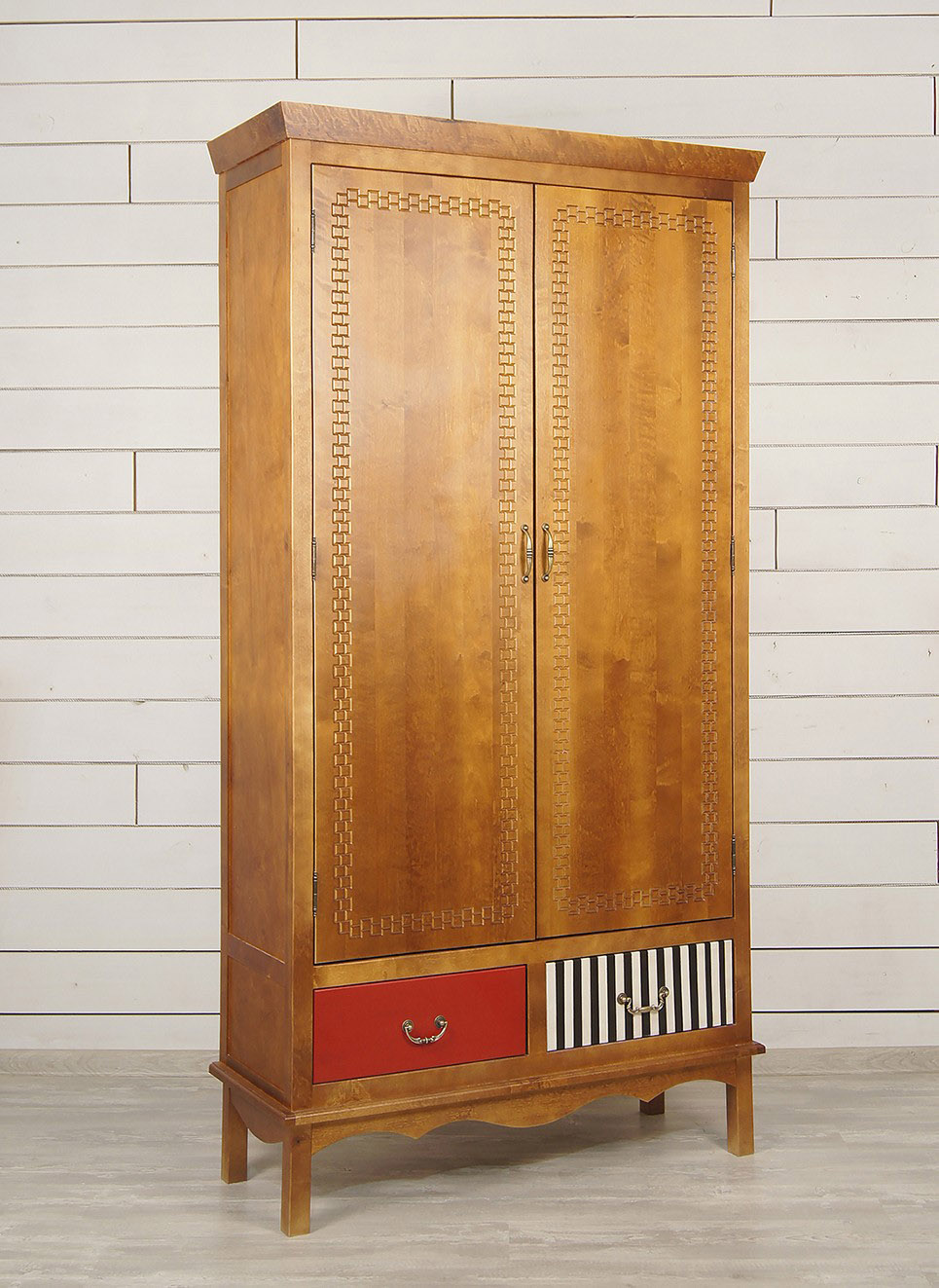 купить Шкаф двустворчатый "Gouache Birch" арт М10527ETG