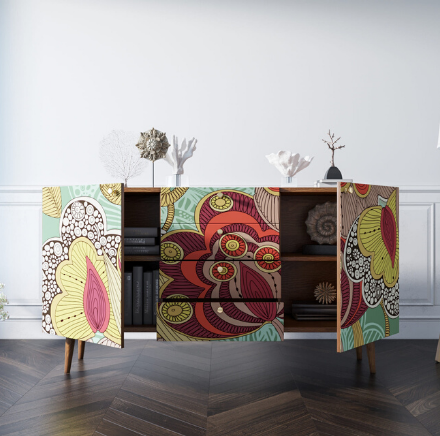 Комод "Berber" с ящиками 6 принт арт BB14/Print_06 в Москве Комод "Berber" с ящиками 6 принт арт BB14/Print_06
