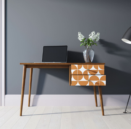 Стол рабочий "Berber" принт 14 с одной тумбой арт BB20/Print_14 в Москве Стол рабочий "Berber" принт 14 с одной тумбой арт BB20/Print_14