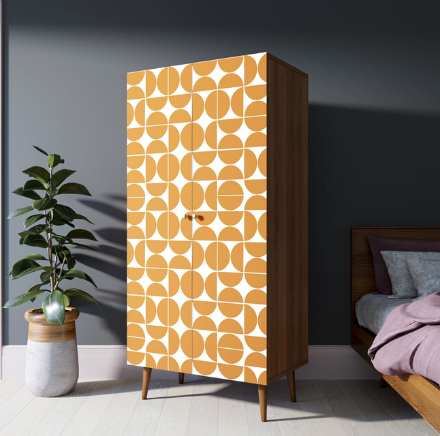 купить Шкаф малый двухстворчатый "Berber" принт 14 арт BB08/Print_14