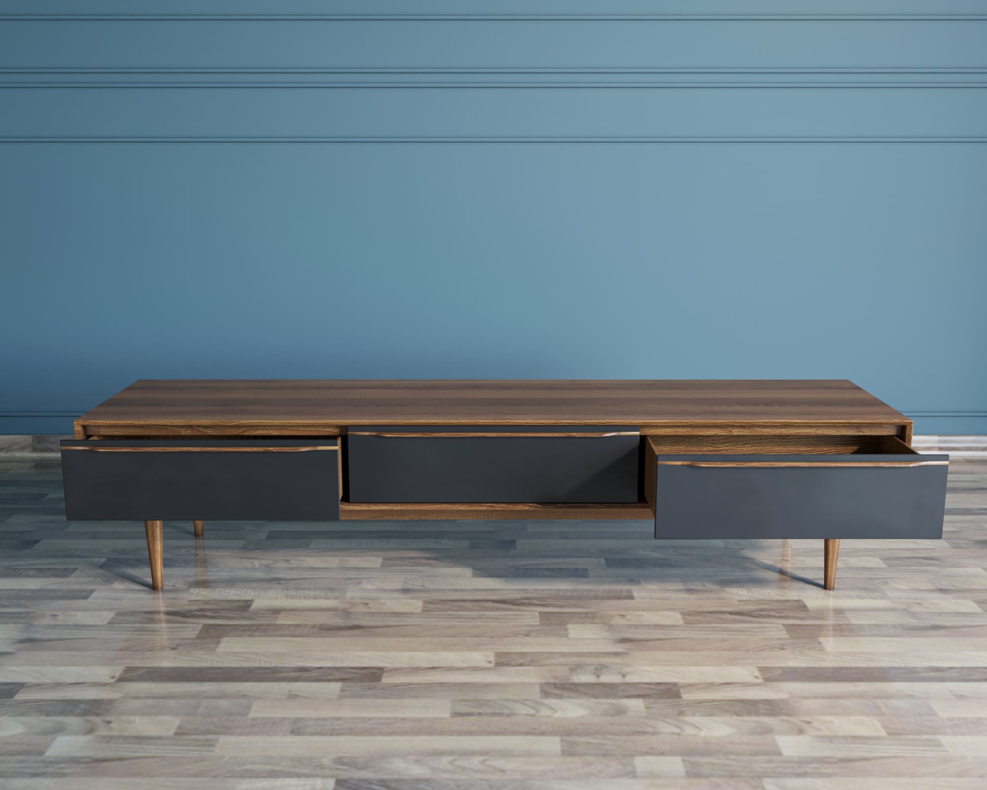 заказать Консоль под TV "Bruni Black" с ящиками арт BR-21Black в Москве заказать Консоль под TV "Bruni Black" с ящиками арт BR-21Black