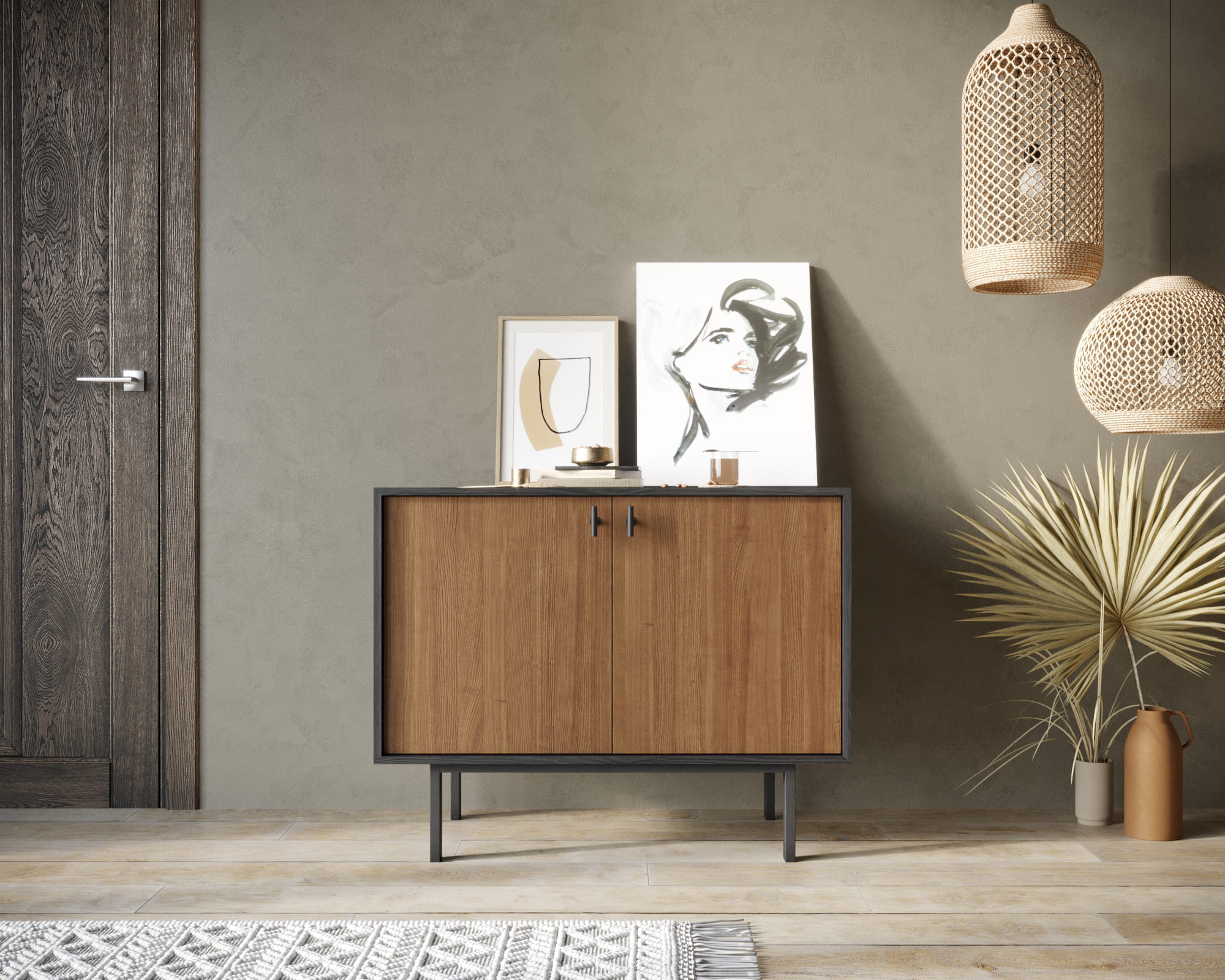 Комод с двумя дверками "Emerson" арт EM02 в интернет-магазине