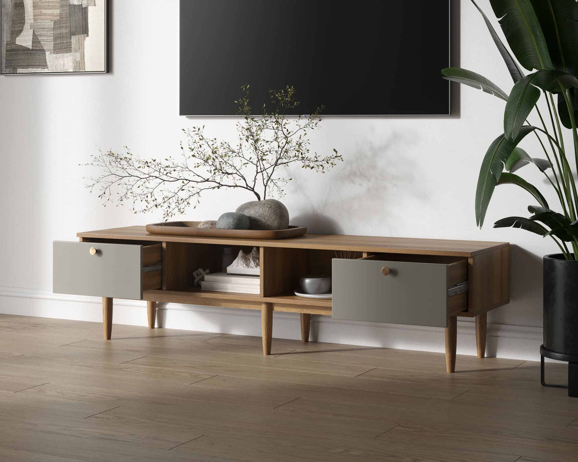 купить Комод под TV с двумя ящиками "Arka" AR08-F2