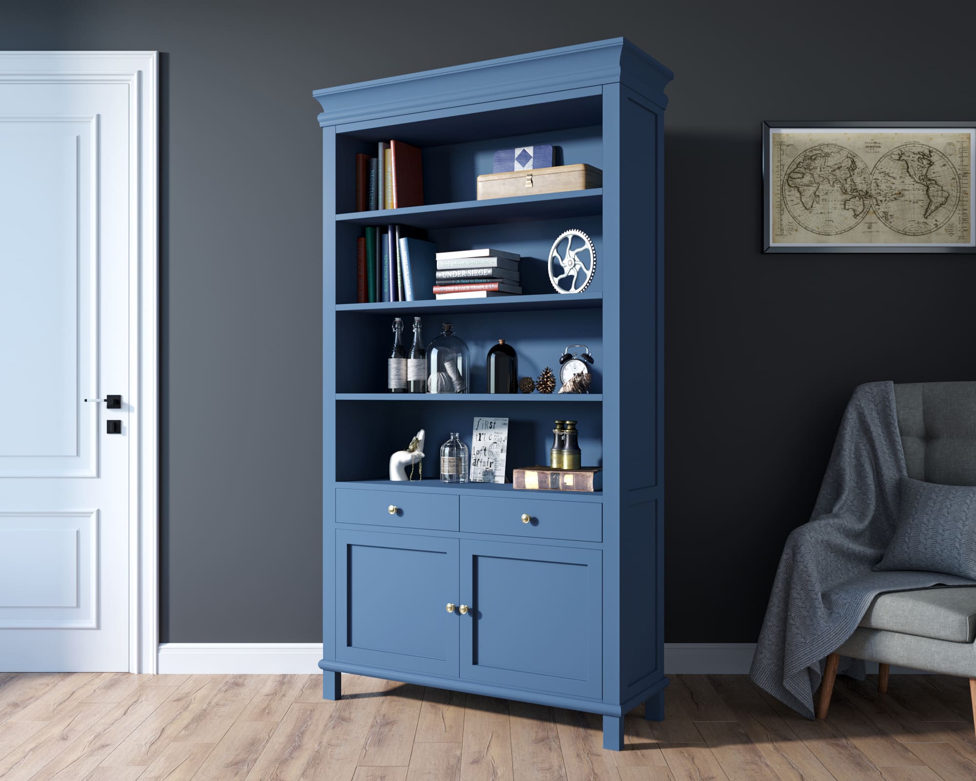 заказать Стеллаж "Jules Verne" арт JV31ETGB в Москве заказать Стеллаж "Jules Verne" арт JV31ETGB