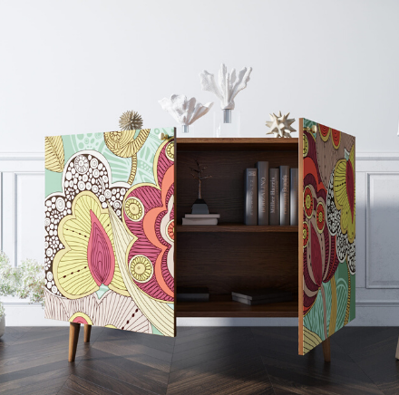 купить Комод "Berber" две дверки 6 принт арт BB04/Print_06