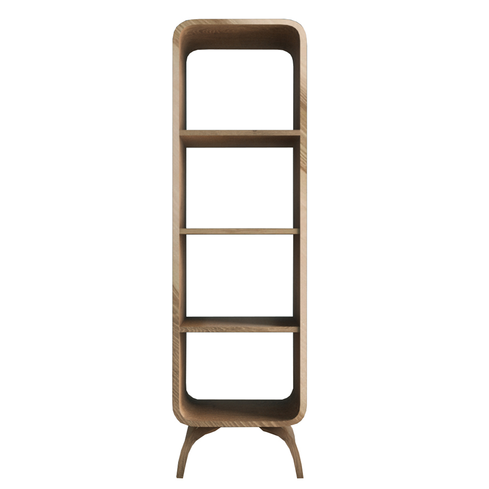 заказать Деревянный стеллаж "Ellipse" узкий арт EL06