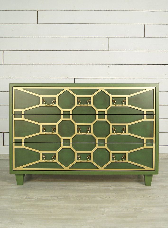 фото Зеленый комод "Emerald" 3 ящика арт DSC347ETG в Москве фото Зеленый комод "Emerald" 3 ящика арт DSC347ETG