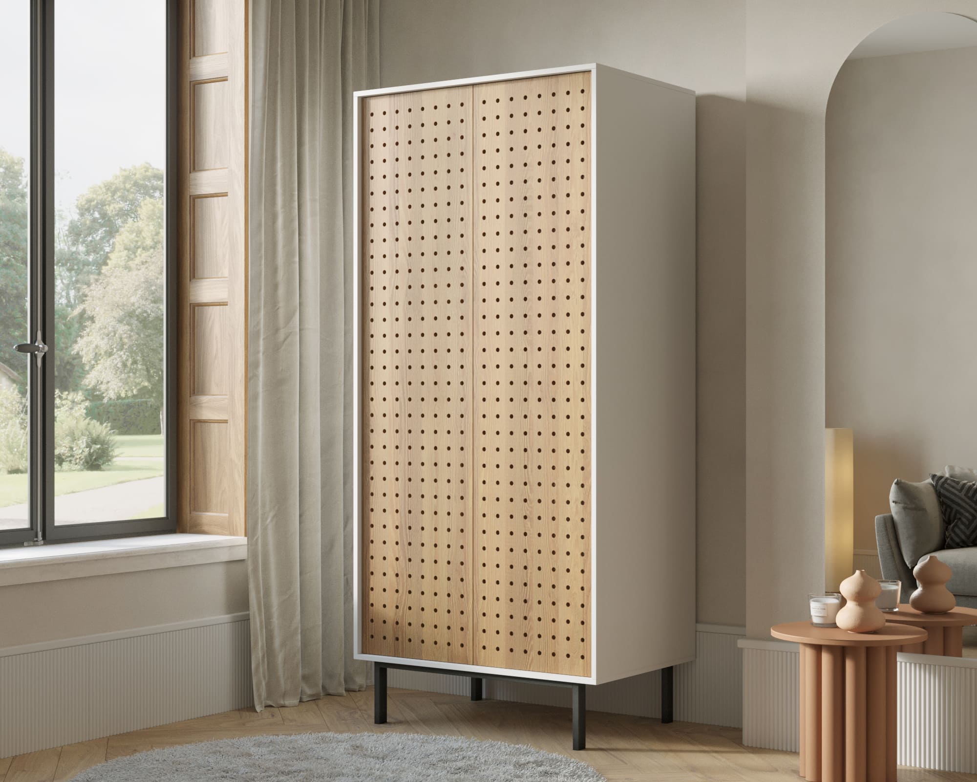 заказать Шкаф двухстворчатый KOTO арт KT15