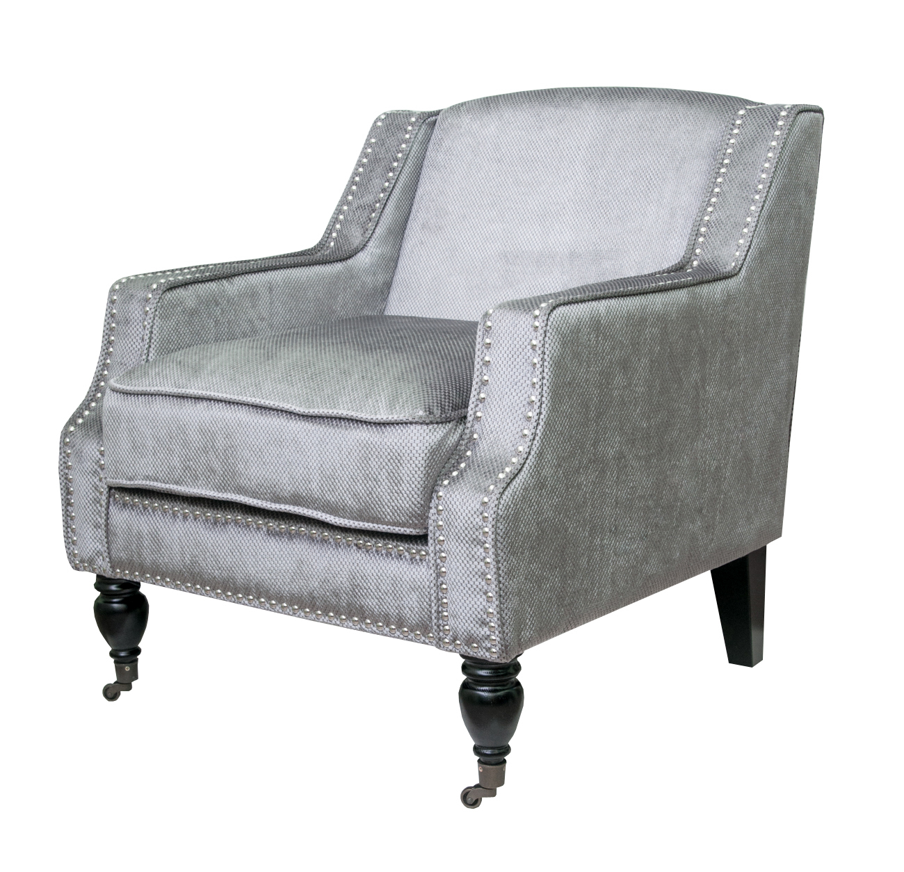 Полукресло для камина Mart Rich цвет серый в интернет-магазине в Москве Полукресло для камина Mart Rich цвет серый в интернет-магазине