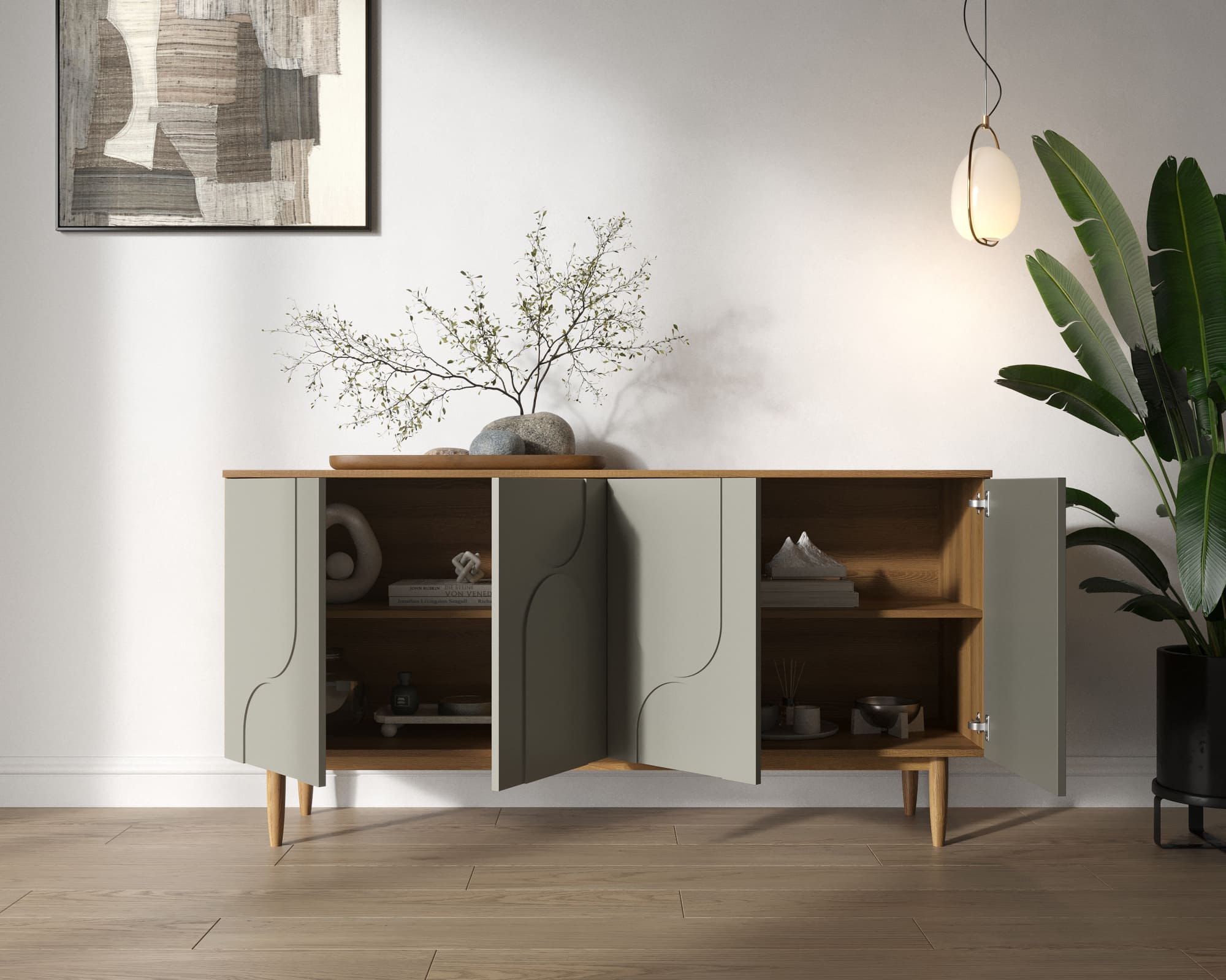 купить Комод с четырьмя дверками "Arka" AR01-F2