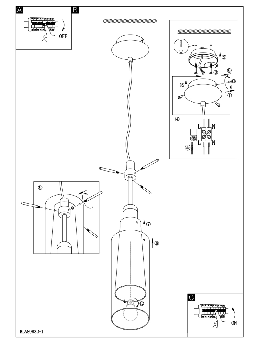 купить Подвесной потолочный светильник (люстра) PINTO