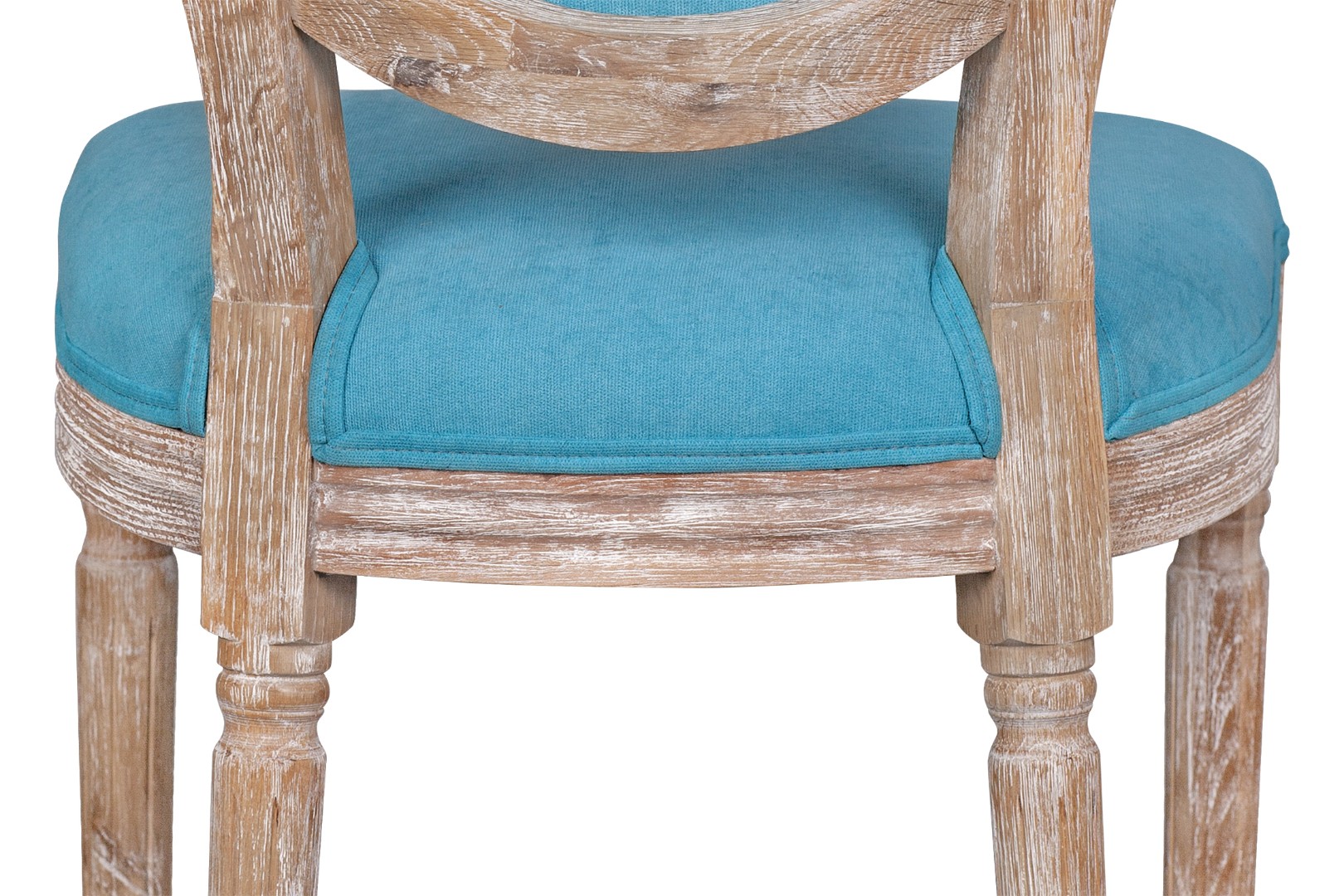 Стул с круглой спинкой Volker Oak Light Blue в интерьере в Москве Стул с круглой спинкой Volker Oak Light Blue в интерьере
