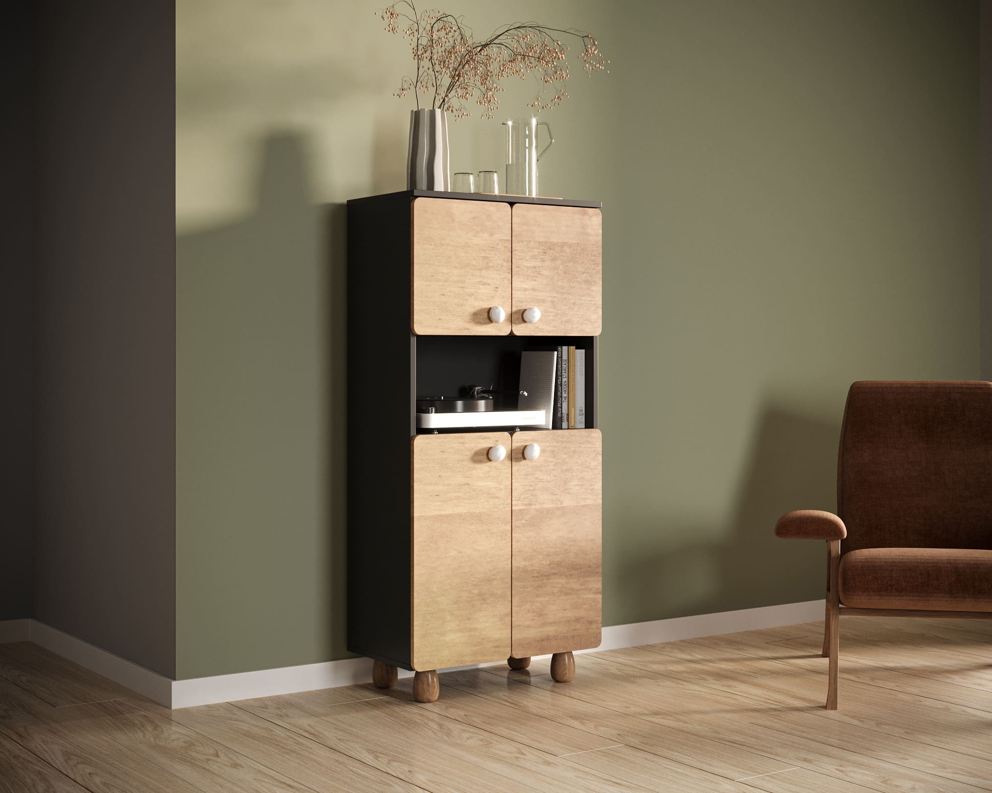 заказать Малый шкаф с дверками "Split" SP12