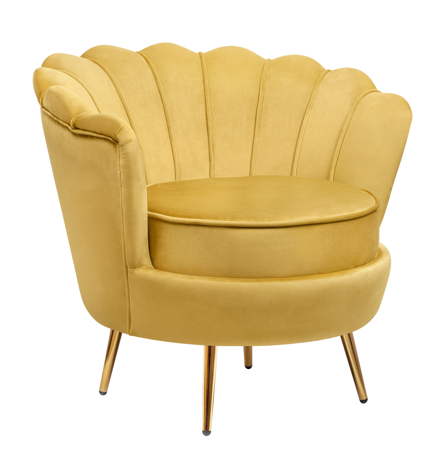 купить Низкое кресло ракушка Pearl Yellow в Москве купить Низкое кресло ракушка Pearl Yellow