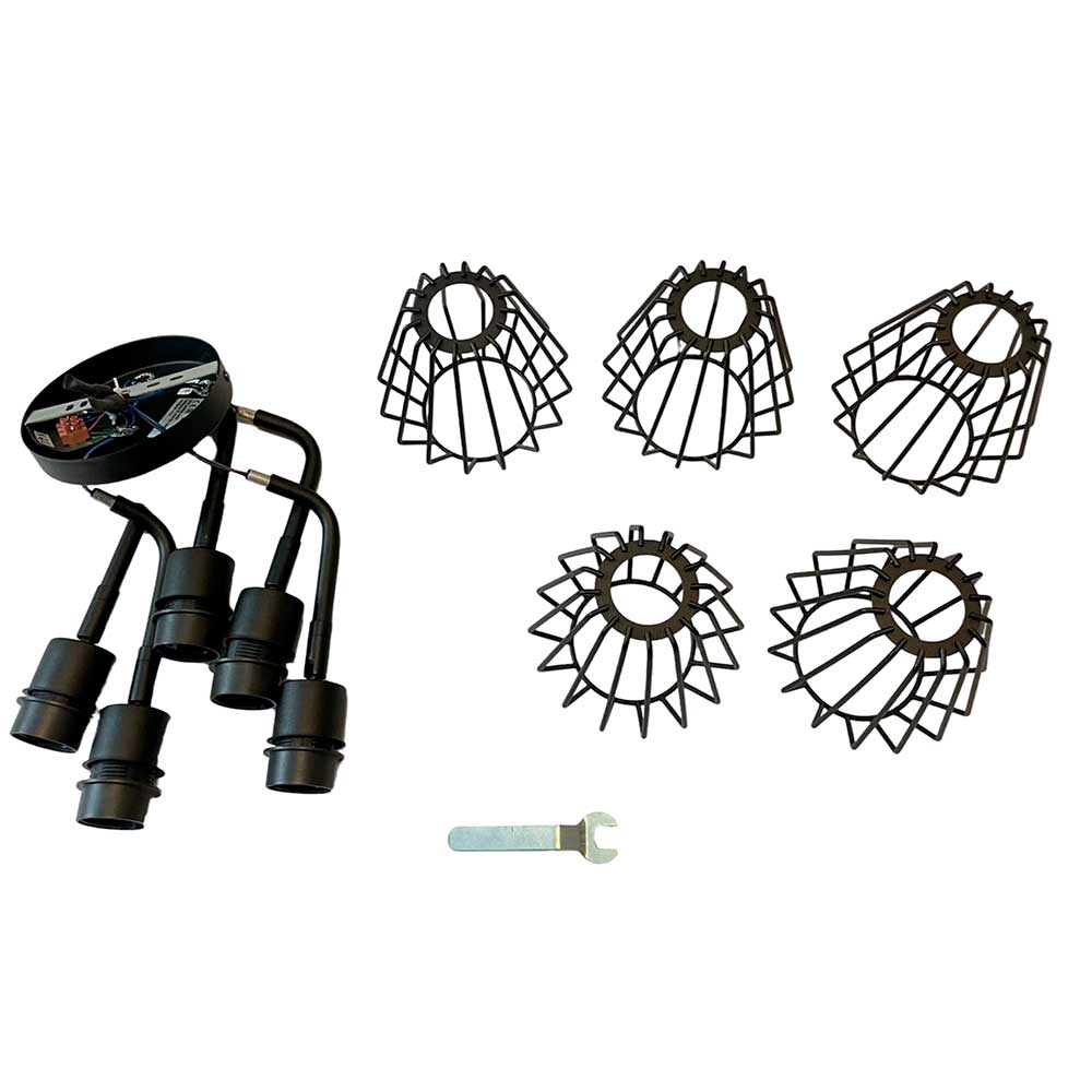 фото 31532 Люстра TARBES, 5x60W(E27), сталь, черный