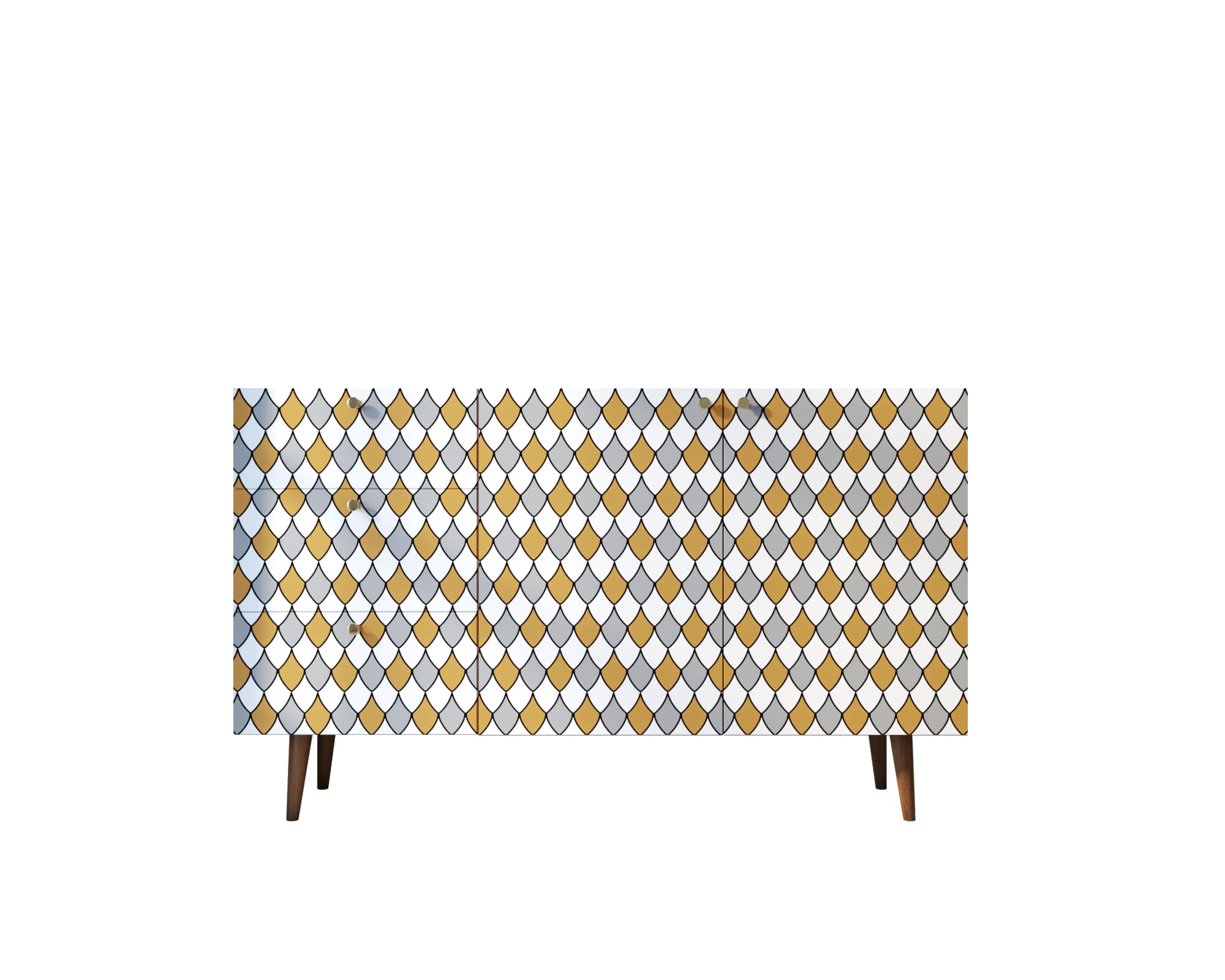 заказать Комод "Berber" с двумя дверками и ящиками принт 22 арт BB17/Print_22